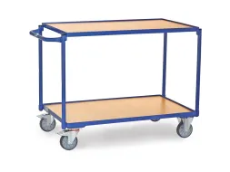 Lichte Tafelwagens 2942 300kg 2 Etages 1000x600mm Houten Plaat