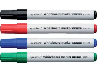 Whiteboardstift Quantore rond 1-1.5mm blauw - 3