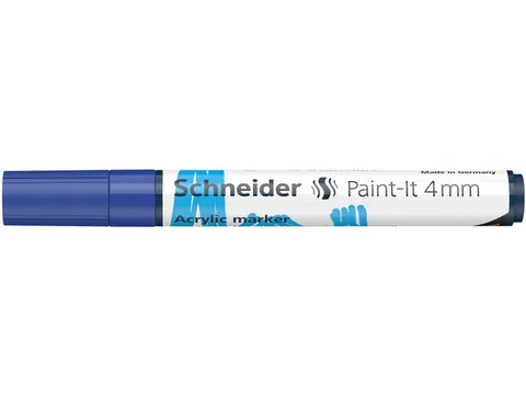Acrylmarker Schneider Paint-It 320 4mm blauw