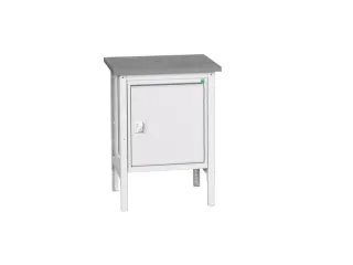 werkbank,HxBxD 780-930x700x600mm,linoleumblad,4voeten - 1