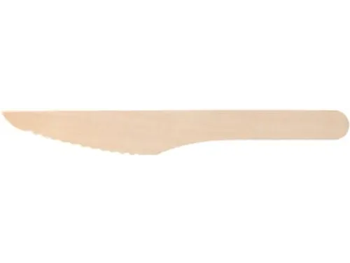 Papstar Mes Pure uit hout 16,5cm 250 stuks