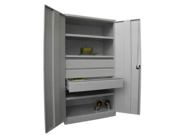 Materiaalkast Staal 1950x1040x630mm Zonder Scheidingswand 3legborden