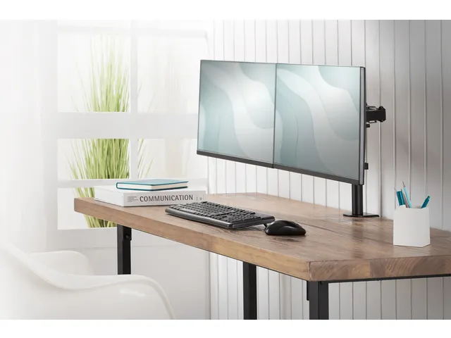 Support 2 écrans DIGITUS universel avec pince