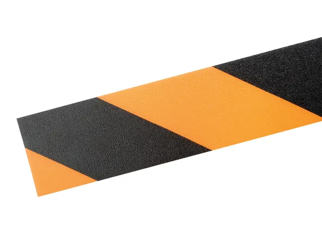 Ruban de marquage sol DURALINE 50mmx30m jaune/noir