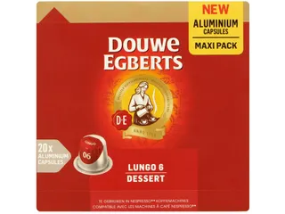 Koffiecups Douwe Egberts Lungo dessert 20 stuks - 2