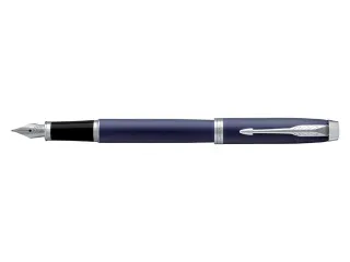 Vulpen Parker IM Matt Blue CT Finish Medium Blauwe inkt - 1