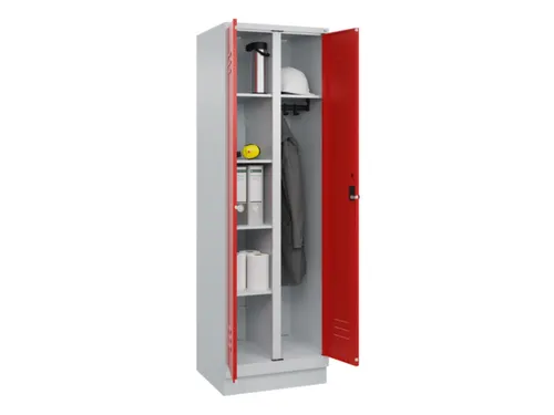 wasgoedverdeelkast,HxBxD 1950x600x500mm,vak B 300mm,draaigrendel