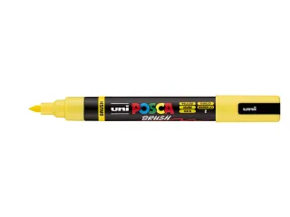 Paintmarker Uni POSCA PC-5BR brushpunt M geel - 2