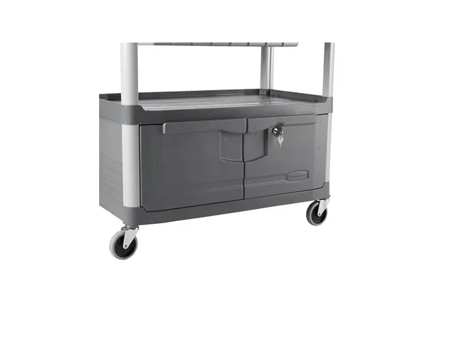 Chariot utilitaire X-tra avec tiroir et armoire Rubbermaid
