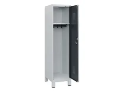 schoollocker,HxBxD 1630x400x500mm,1vak,vak B 400mm,cil.-slot,voeten