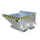 Kiepbak voor spaanders,HxLxB 540x960x925mm,0,225m³,draagverm. 750kg