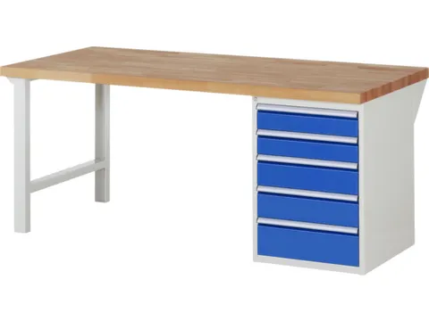 werkbank,HxBxD 890x2000x900mm,beukblad,draagverm. 750kg