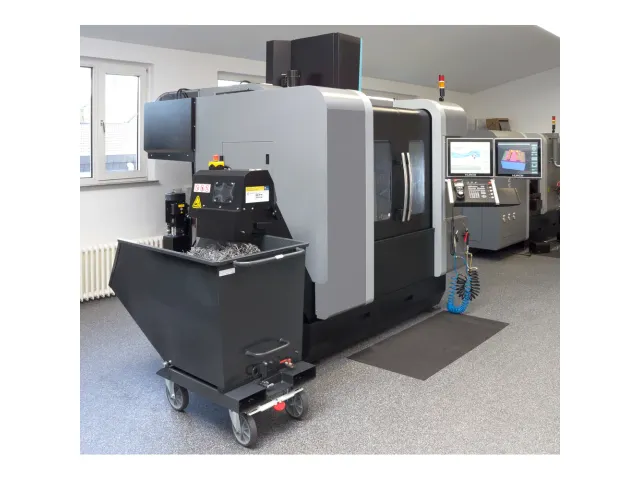 Afvalbakken 4704a Ral7016 800kg Aftapkraan