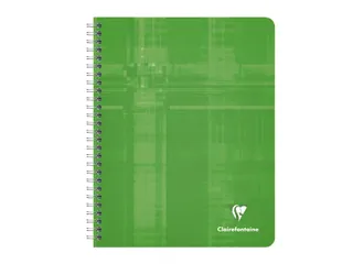 Schrift Clairefontaine A5+ ruit 5x5mm 120 pagina's 90gr assorti - 5