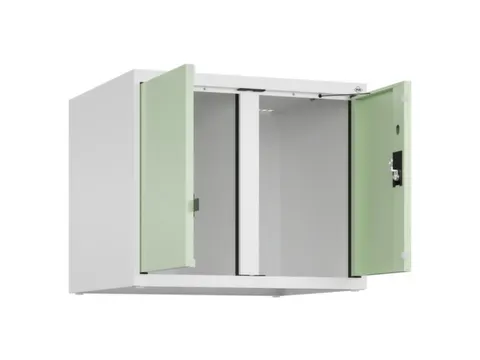 opzetkast,v. locker voor scheiding van kleding,2vak.,vak B 300mm