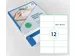 Etiketten Zelfklevend Wit 12 op A4 105x48mm 1000 Vel