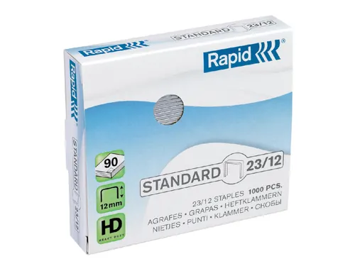 Nieten Rapid 23/12 gegalvaniseerd standaard 1000 stuks