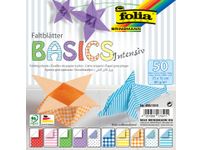 vouwpapier Basic Intensive 15 x 15 cm, 50 vel