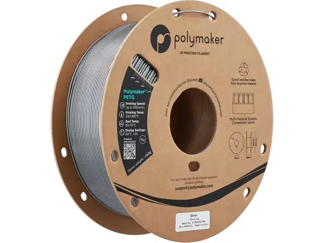PETG 1,75mm SILVER 1kg