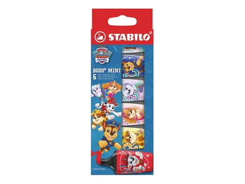 Markeerstift STABILO BOSS mini PAW Patrol 6 stuks
