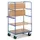 etagewagen,draagverm. 600kg,4etage(s),laadvl. LxB 1000x740mm,houtetage
