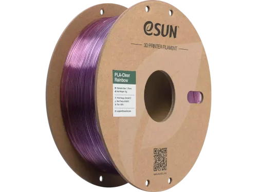 eSUN 3D printer Filament PLA-Clear 1,75mm Paars Rood 1kg