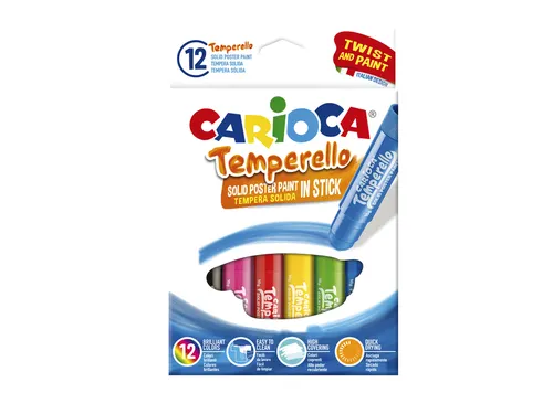Plakkaatverf Carioca Temperello 12 stuks
