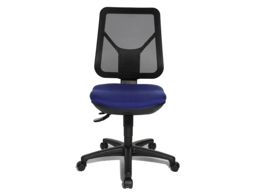 Bureaustoel,Permanentcontactmechanisme,Zitting Stof Blauw