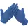 Gloovy Eco Duurzame Hygiëne Handschoen Blauw Maat L 20x100 stuks