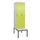 locker met bank,HxBxD 2120x600x815mm,2vak,vak B 300mm,draaigrendel