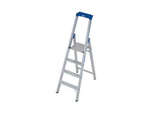 Ladder Aluminium Bordes H 0 95M 4Treden Incl. Bordes