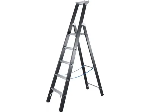 Zwaarlastladder Aluminium Boom L 2 15M 5Sporten Bordes H 1 33M