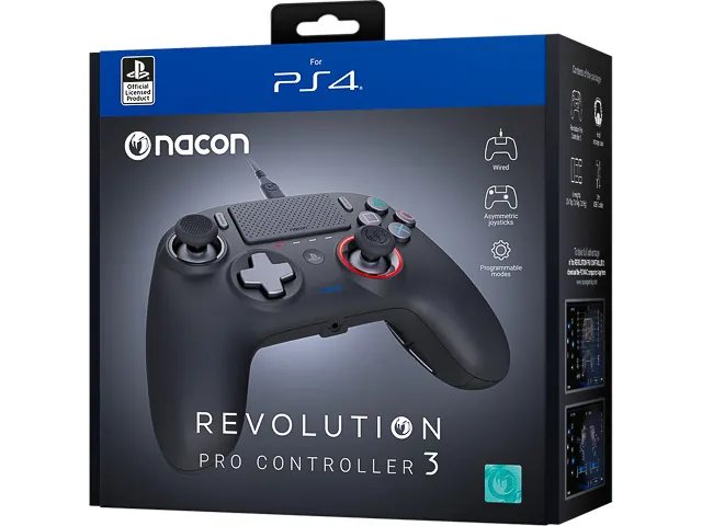 Gaming Revolution Pro Controller 3 PS4 NA383508 Bedraad Zwart