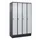 locker,HxBxD 1950x1200x500mm,4vak,vak B 300mm,draaigrendel,sokkel