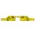 Spuitgegoten meetsnoer met contactbeveiliging 4mm 25cm geel