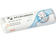 Universal Plus vuilniszak 10 micron 63x70 cm 50L wit rol 50 stuks