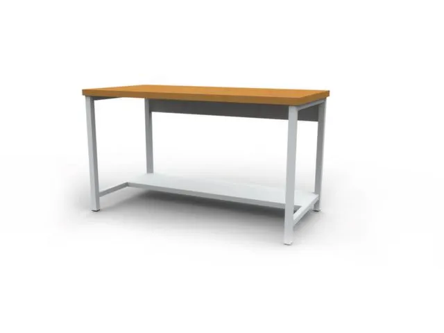 Werktafel 844x1500x750mm Werkblad Multiplex Beuken 25mm Kleur Ral3003