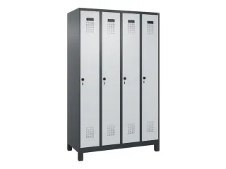 locker voor scheiding van kleding,HxBxD 1950x1200x500mm,4vak - 2