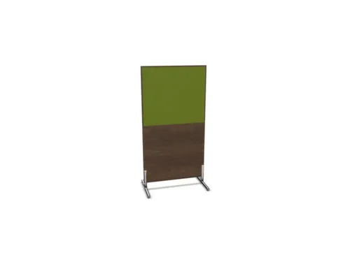 scheidingswand,HxB 1545x800mm,NV bruin hickory,BN7048-groen