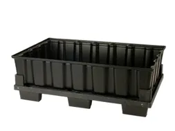 PE-opvangbak,v. 2x200l vat,opvangvol. 220l,HxBxD 400x1220x820mm