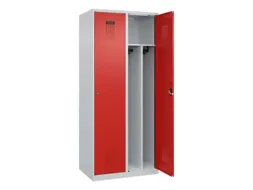 locker voor scheiding van kleding,HxBxD 1850x800x500mm,2vak