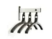 Pro-line Wandgarderobe 3 hangers zwart grijs