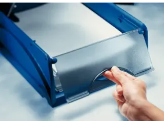 Sorteerbak Leitz 5231 Sorty met klep blauw A4 - 2