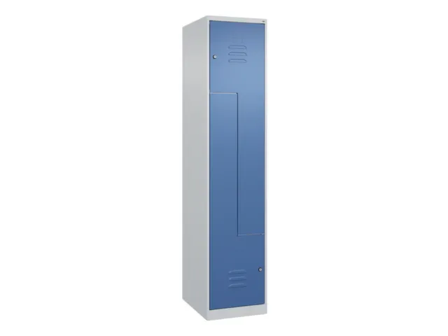 Z-garderobekast,HxBxD 1850x400x500mm,vak B 200/400mm,cil.-slot