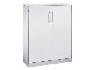 Draaideurkast Hxbxd 1310x1000x440mm 3 Oh Lichtgrijs/Lichtgrijs - 1