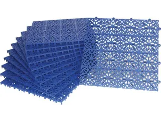 Hard Vloerrooster 300X 300Mm Blauw - 1