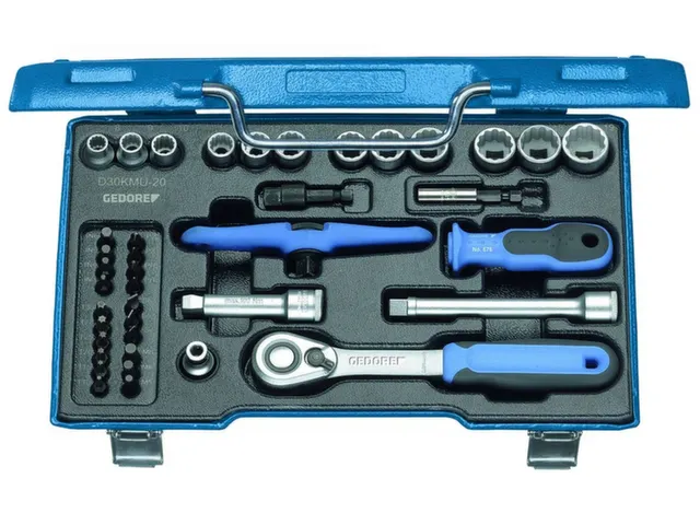 D 30 PME-20 Jeu de clés à douilles 3/8 inch 40pièces IN-IS-PH-PZ-TX