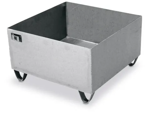 Opvangbak 4X 241L Opvangvol. 241L Rvs H X B X D 285X 1200X 1200Mm