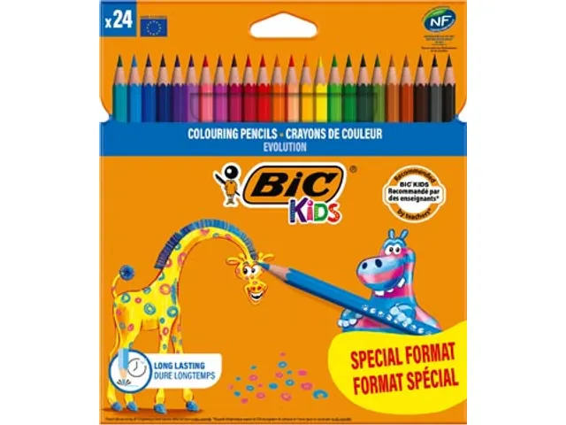 kleurpotlood Evolution, blister van 24 stuks