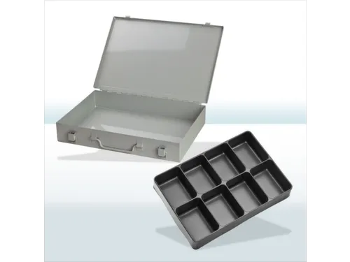 assortimentskoffer,HxBxD 50x335x240mm,8vakken
